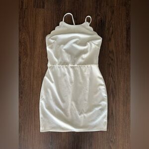 White Graduation Dress